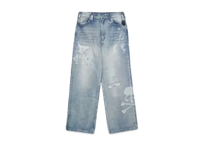 C2H4 x MMJ Totem Laser Jeans "FADED BLUE"
