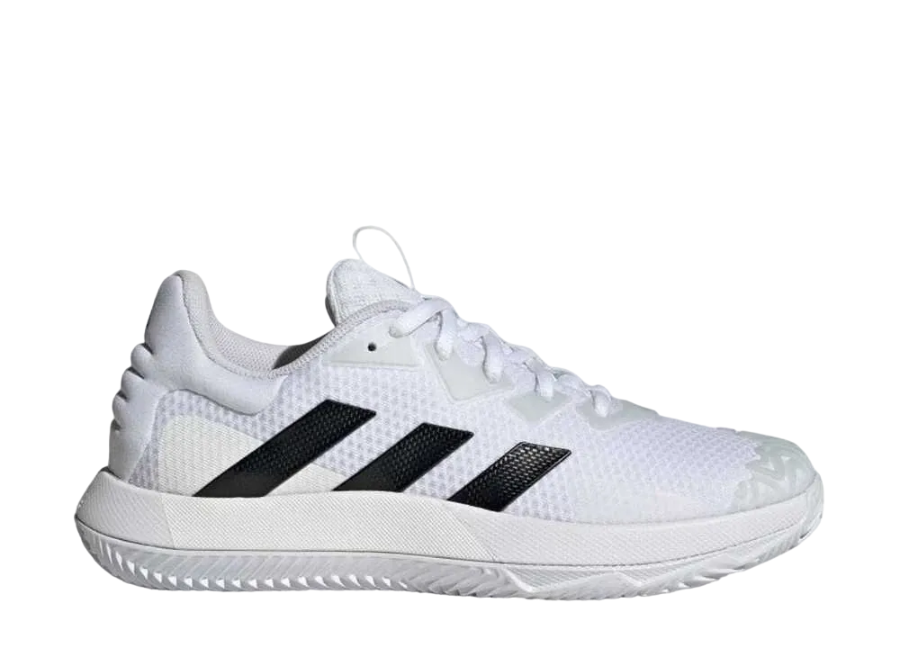 アディダス ソールマッチ コントロール クレーコート テニス "フットウェアホワイト/コアブラック/マットシルバー"
