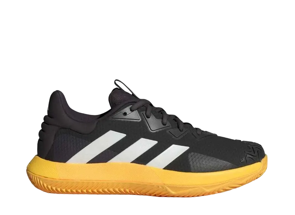 アディダス ソールマッチ コントロール クレーコート テニス "オーロラブラック/ゼロメタリック/スパーク"