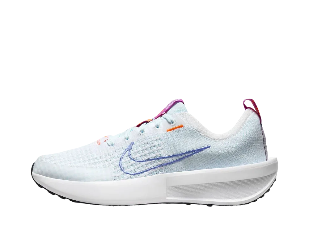 ナイキ ウィメンズ インタラクトラン "ホワイト/グレイシャーブルー/ビヨンドピンク/ロイヤルパルス"