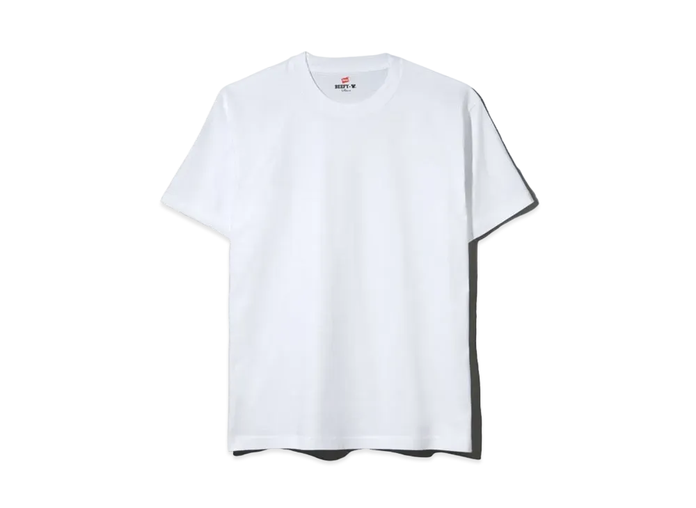 Hanes Large Size BEEFY T-shirt "White"
