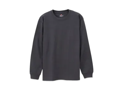 Hanes BEEFY Long Sleeve T-shirt "Dark Gray"