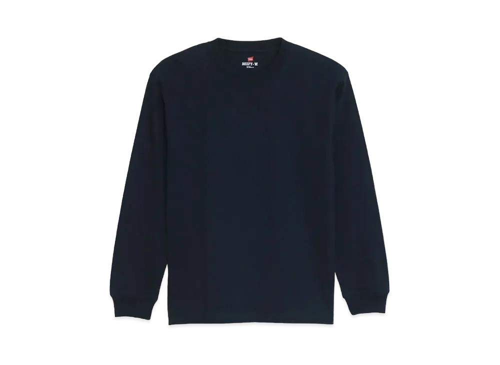 Hanes BEEFY Long Sleeve T-shirt "Navy"