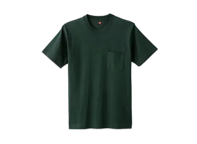 Hanes BEEFY Pocket T-shirt "Dark Green"