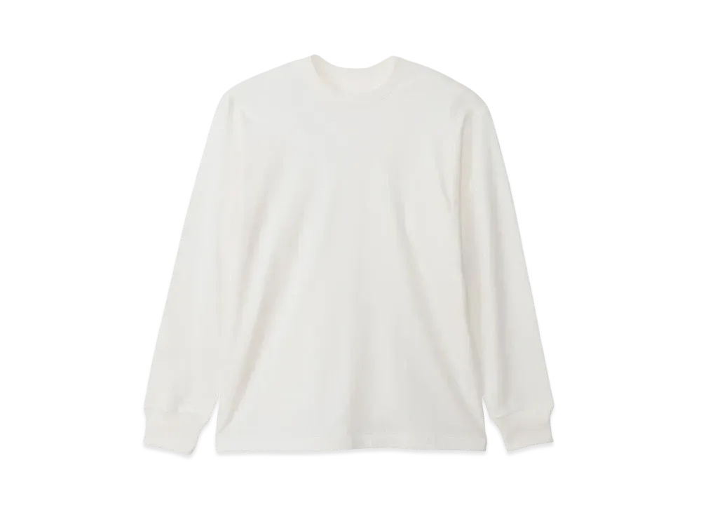 Hanes Shiro Crewneck Long Sleeve T-shirt "White"
