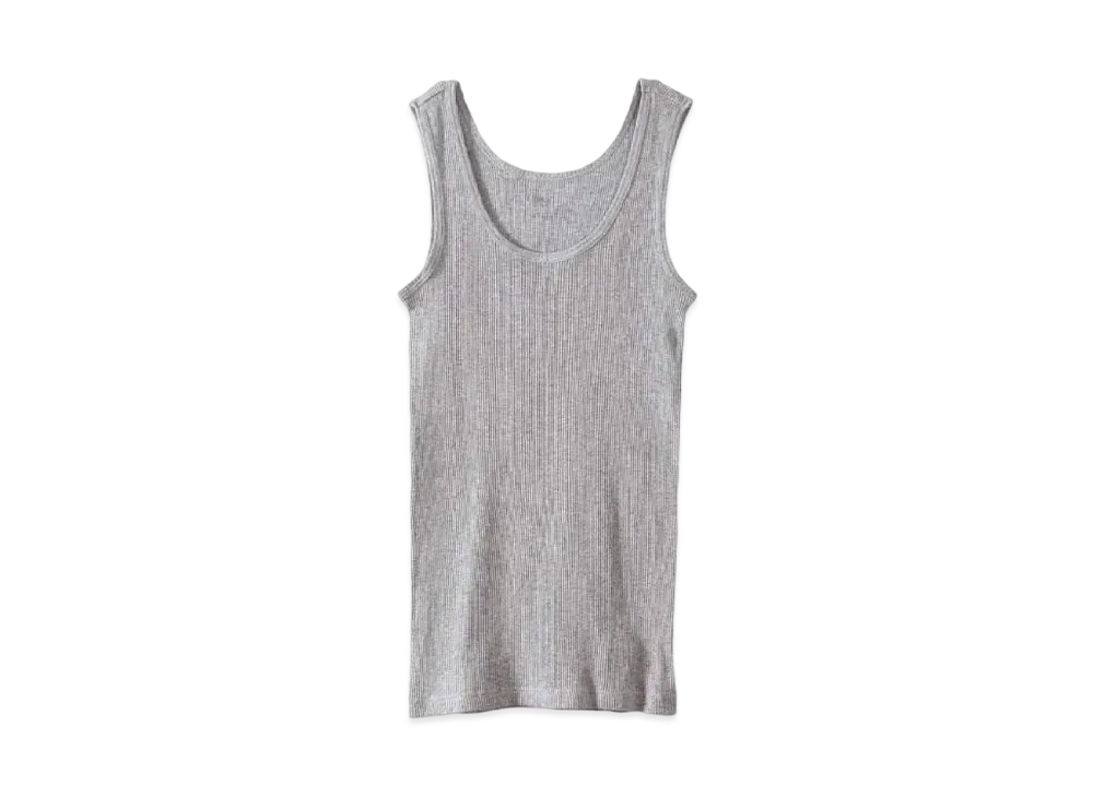 Hanes Undies Rib Tank Top "Heather Gray"