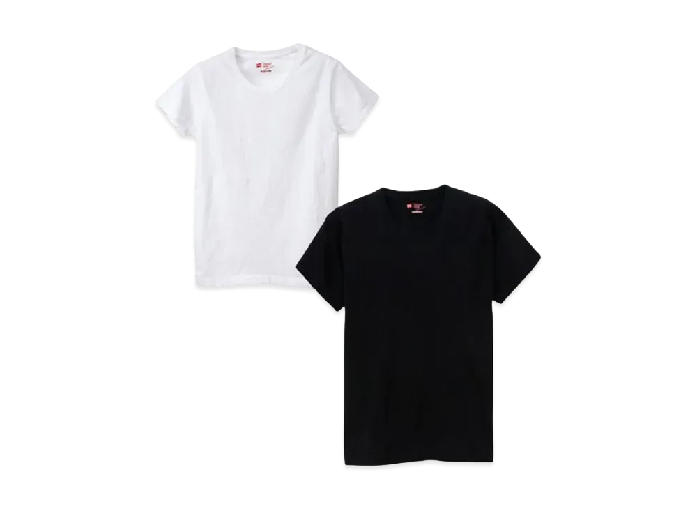 Hanes 2P Women's Japan Fit Crewneck T-Shirt "Assort"