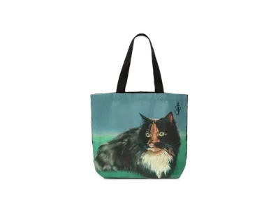 JW ANDERSON Canvas Shopper Bag "Green"