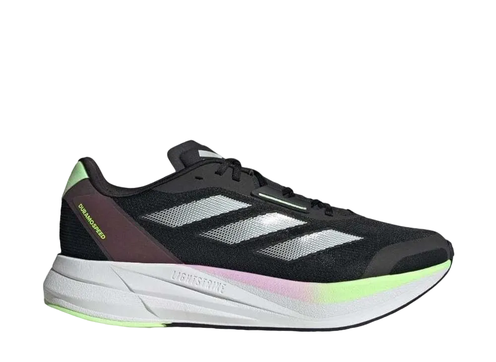 アディダス デュラモ スピード "コアブラック/ゼロメタリック/オーロラブラック"
