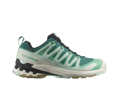 サロモン ウィメンズ XA プロ 3D V9 ゴアテックス "ディープレイク/エレクトリックグリーン/バニラアイス"