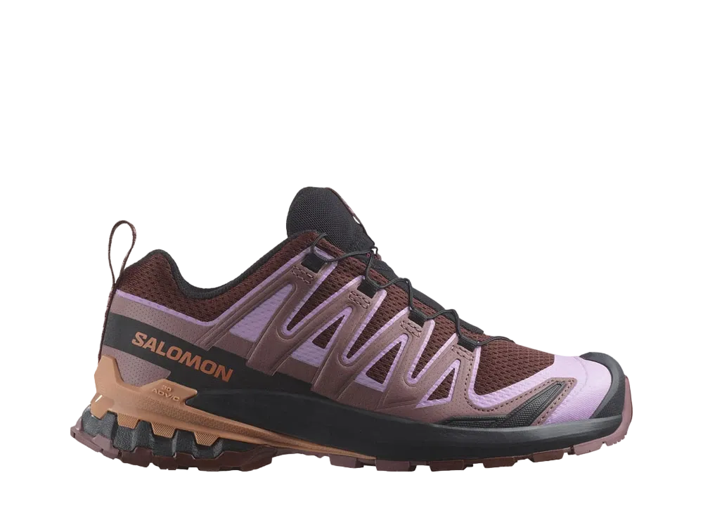 サロモン ウィメンズ XA プロ 3D V9 "ラムレーズン/オーキッドブーケ/クレイキャニオン"