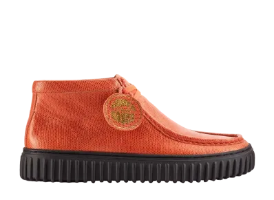 Martine Rose × Clarks Torhill Hi "Orange Interest Leather"