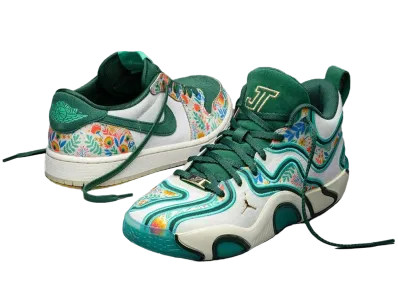 Jayson Tatum × Nike Air Jordan 1 Low OG & Jordan Tatum 3 "Welcome to the Garden Pack"