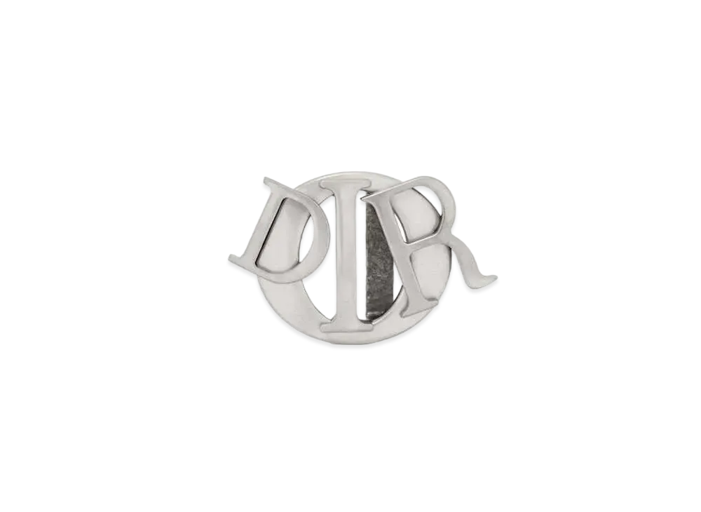 Dior Charm Belt Buckle Brass 35MM "Antique Silver"