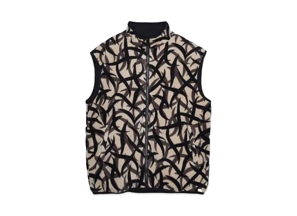 GRAMICCI REVERSIBLE FLEECE VEST "TRIBAL TERRA"