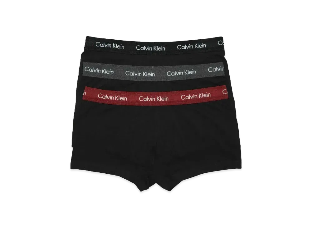 Calvin Klein Underwear LOW RISE TRUNK 3PK "BLACK"
