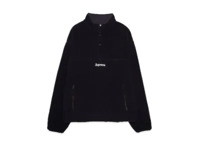 Supreme Polartec Shearling Reversible Pullover "Black" (24FW)