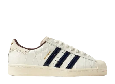 Wales Bonner × adidas Superstar "Wonder White/Collegiate Navy/Night Red"