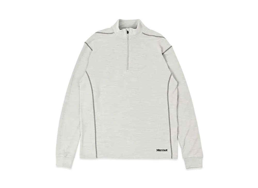Marmot Climb Wool Skin Half-zip Long Sleeve "Oatmeal"
