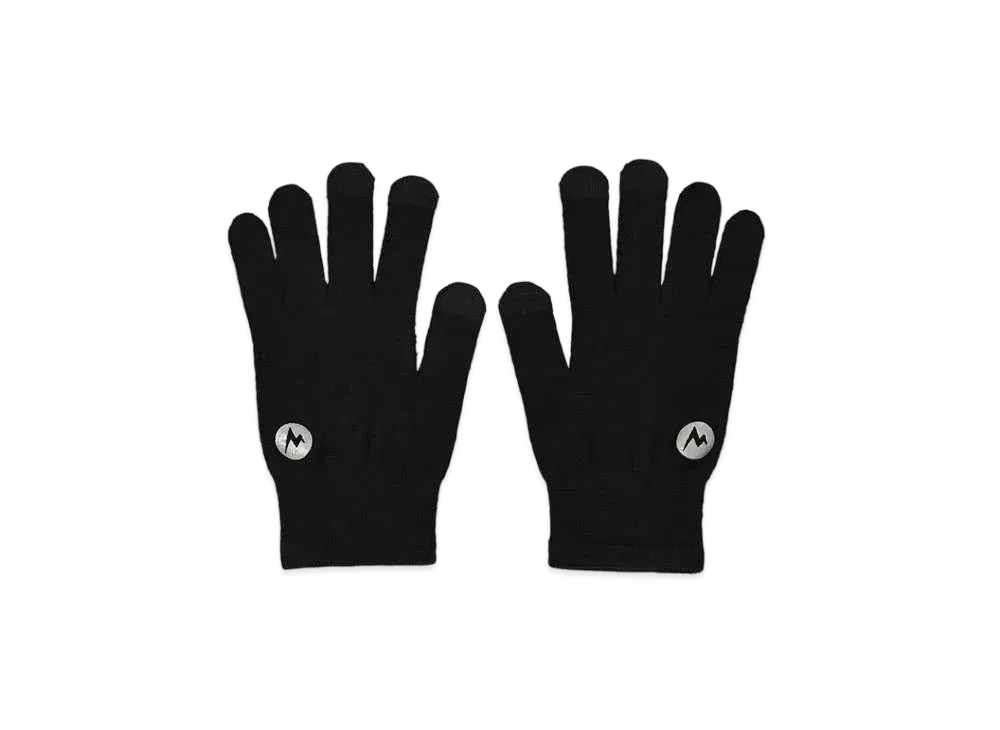 Marmot Wool Knit Inner Glove "Black"