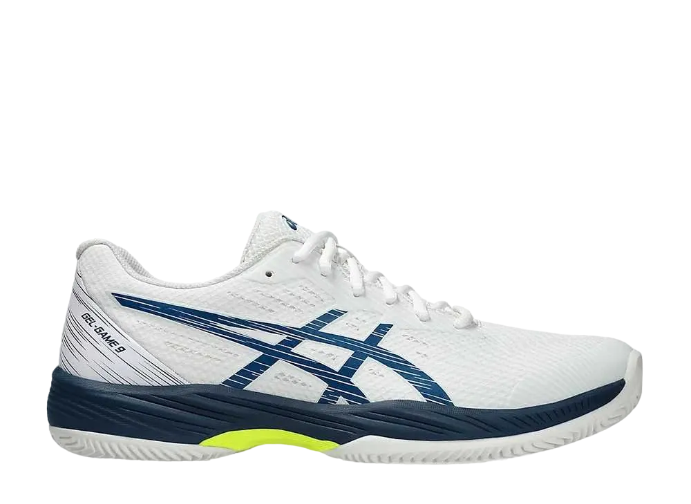 アシックス ゲルゲーム9 CLAY/OC "ホワイト/マコブルー"