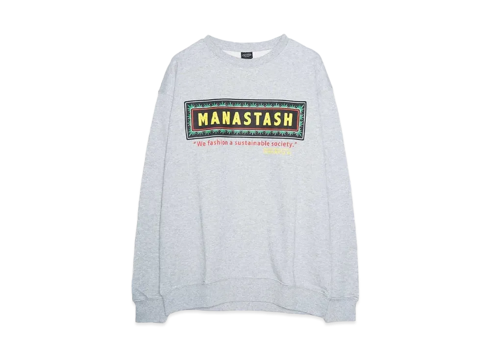 MANASTASH CiTee SWEAT FRAME LOGO "OXFORD"
