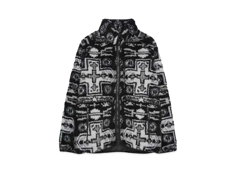 MANASTASH CHIMAYO FLEECE JKT "BLACK"