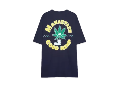 MANASTASH HEMP TEE GOOD HEMP "NAVY"