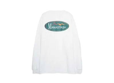 MANASTASH HEMP L/S TEE ORIGINAL LOGO "OATMEAL"