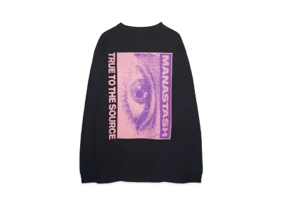 MANASTASH CiTee L/S TEE EYE "BLACK"