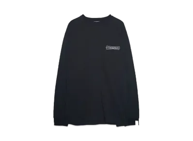 MANASTASH TOPO CAMO LOGO L/S TEE "BLACK"