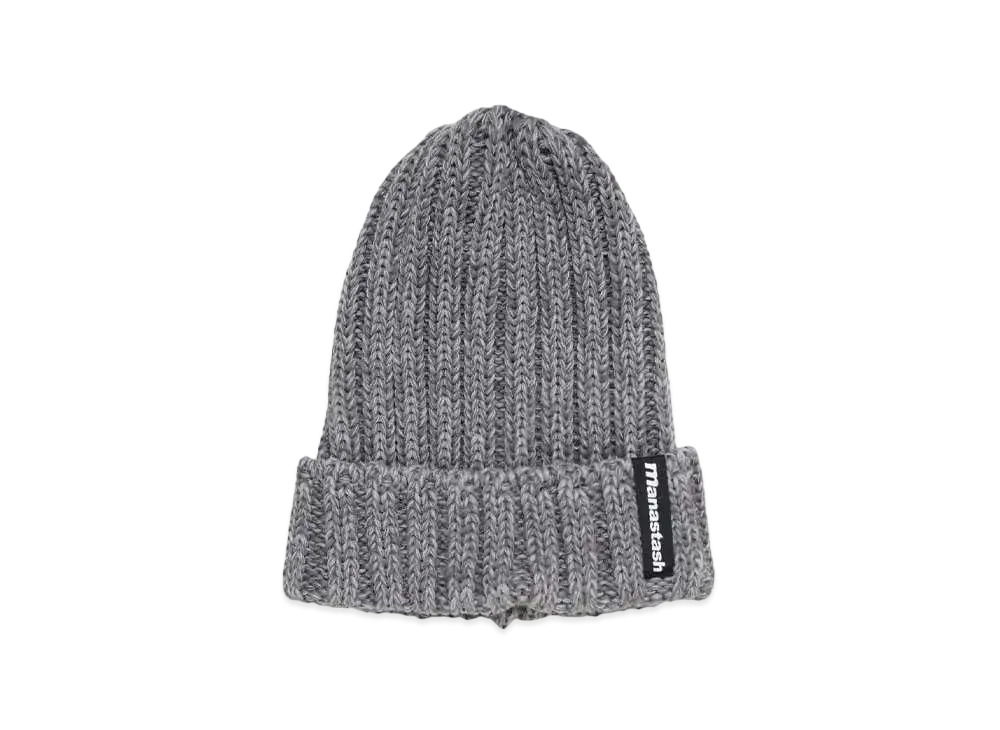 MANASTASH 90'S LOGO BEANIE II "GRAY"
