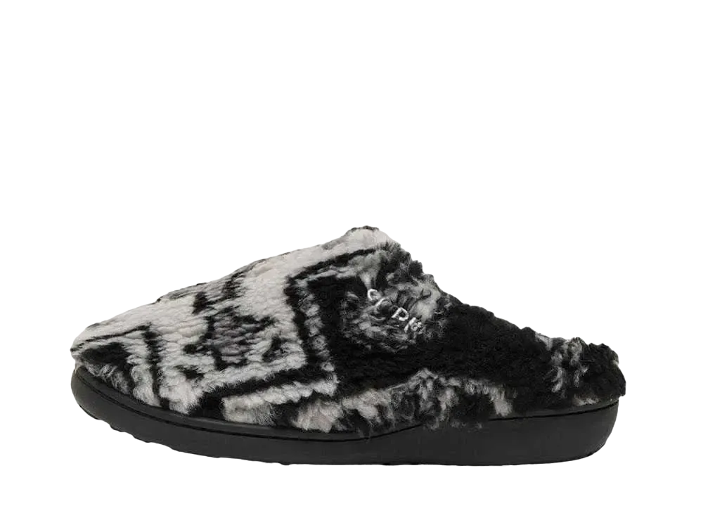 MANASTASH SUBU x MANASTASH CHIMAYO FLEECE SANDAL "BLACK"