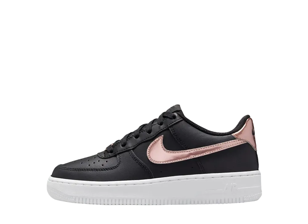 Nike GS Air Force 1 Low "Rose Gold Swoosh"