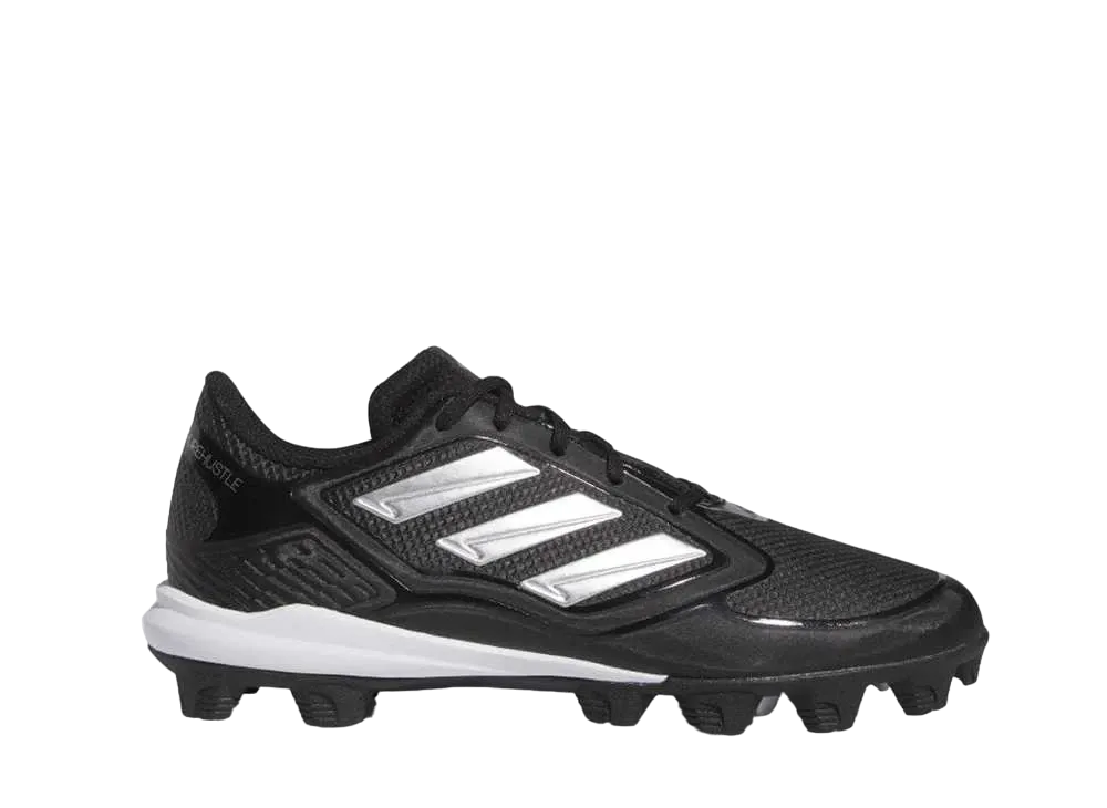 アディダス ウィメンズ ピュア ハッスル3 モウルディド スパイク "コアブラック/シルバーメタリック"