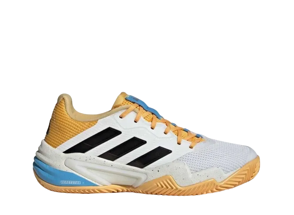 アディダス ウィメンズ バリケード13 テニス "フットウェアホワイト/コアブラック/セミスパーク"