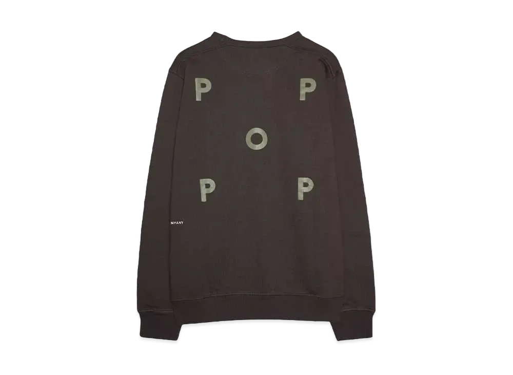 POP TRADING COMPANY logo crewneck sweat "DELICIOSO"