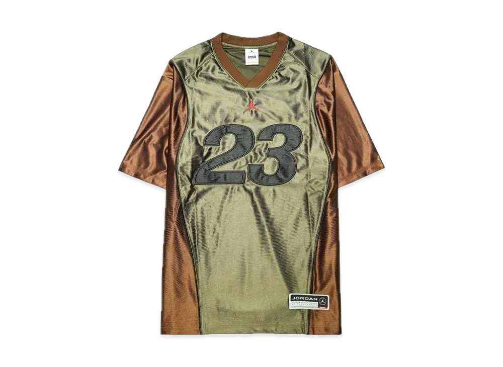 Supreme x Jordan Warm Up Jersey "Brown"