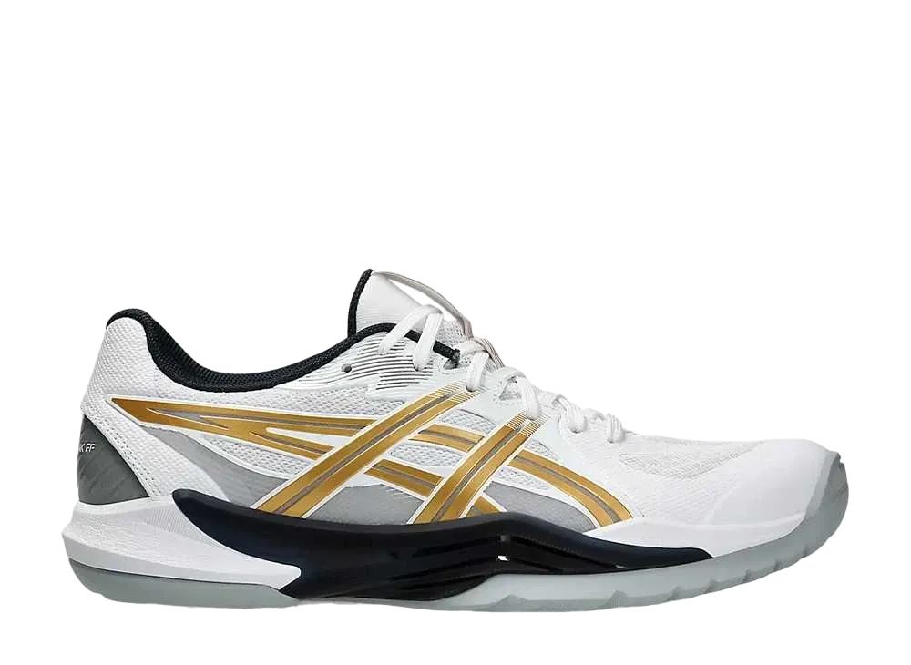 アシックス パワーブレイク FF "ホワイト/リッチゴールド"