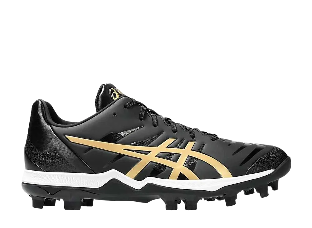 アシックス ゴールドステージ ファング "ブラック/リッチゴールド"