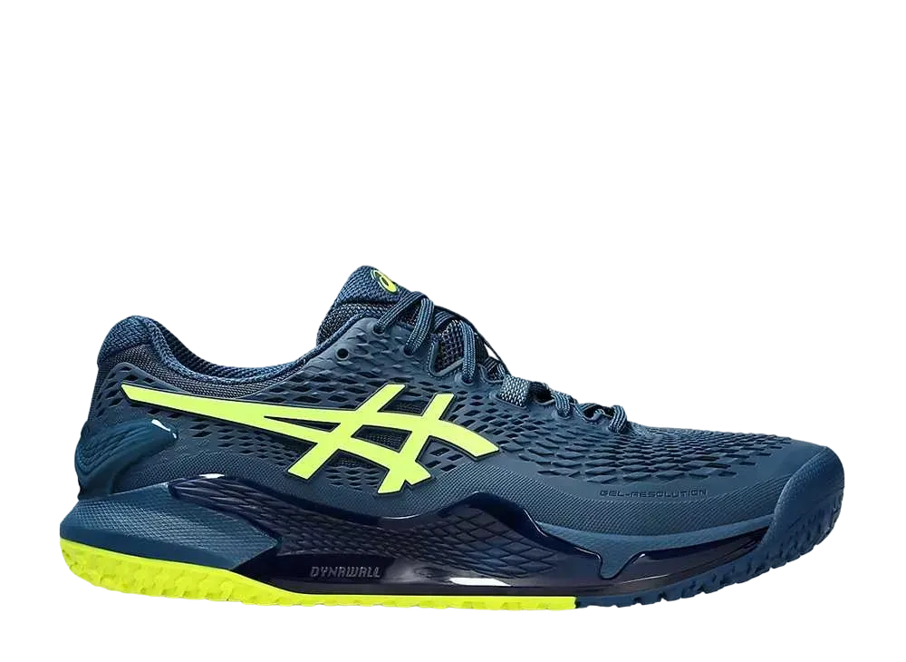 アシックス ゲルレゾリューション9 OC "マコブルー/セーフティイエロー"