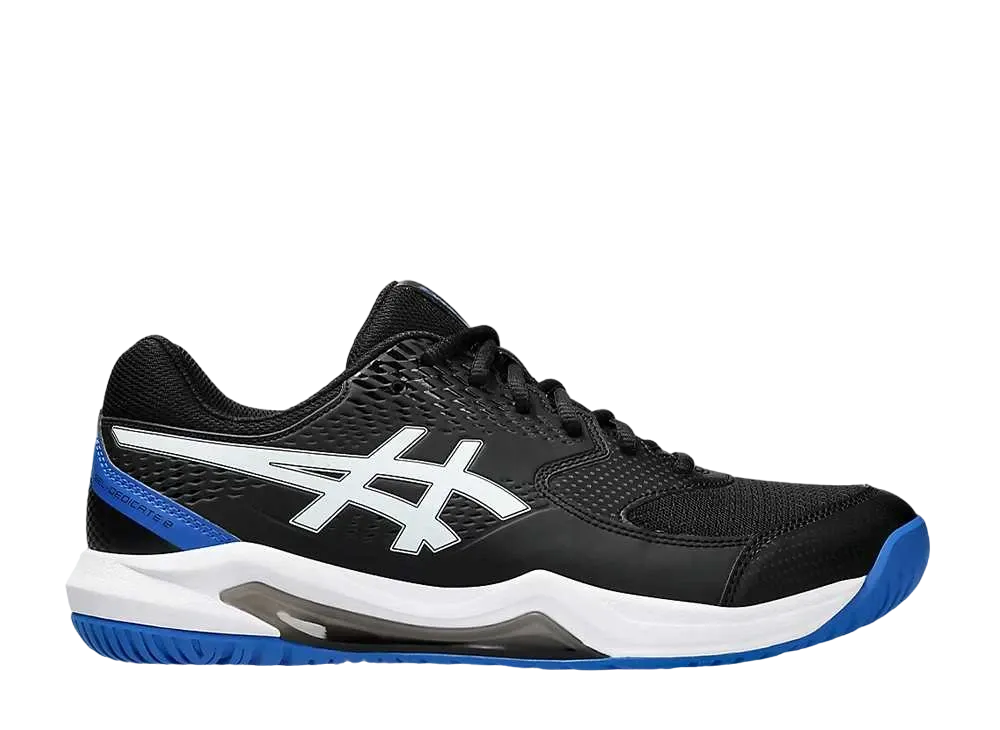 アシックス ゲルデディケート8 ワイド "ブラック/ツナブルー"