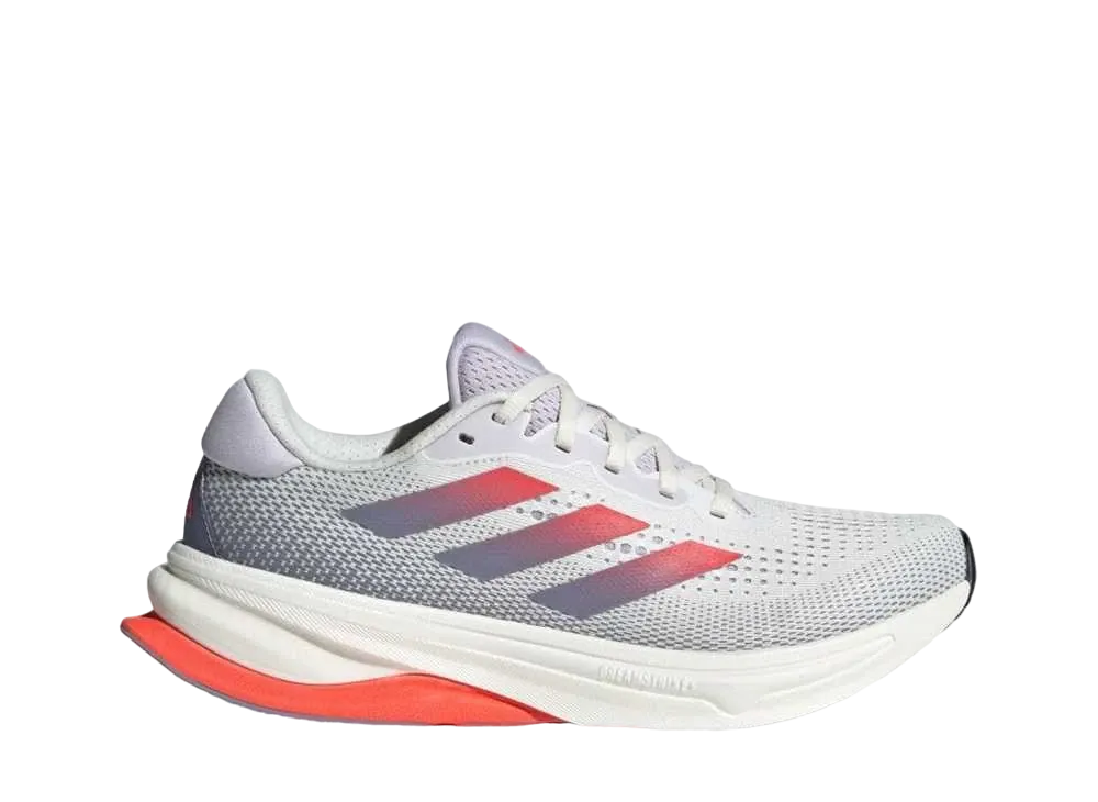 adidas Women's Supernova Solution Running "Off White/Solar Red/Silver Violet"