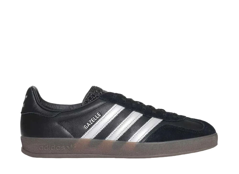 adidas Gazelle Indoor "Core Black/Matt Silver/Gum"