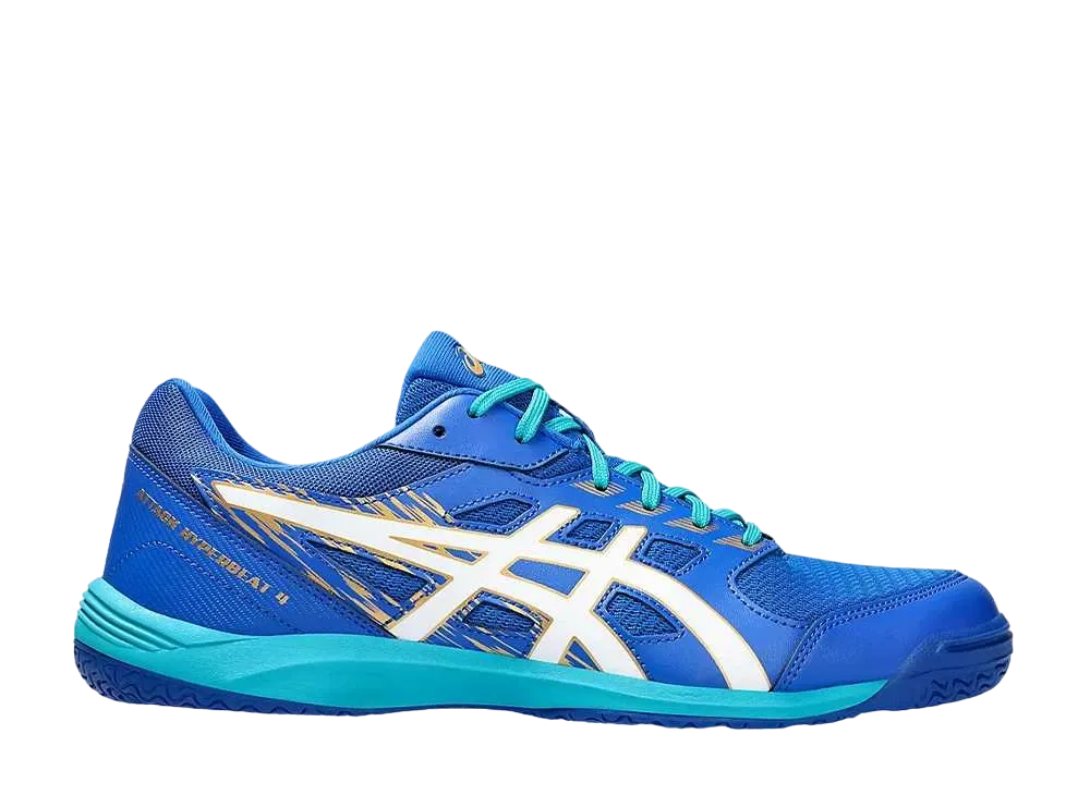 アシックス アタック ハイパービート4 "ツナブルー/ホワイト"