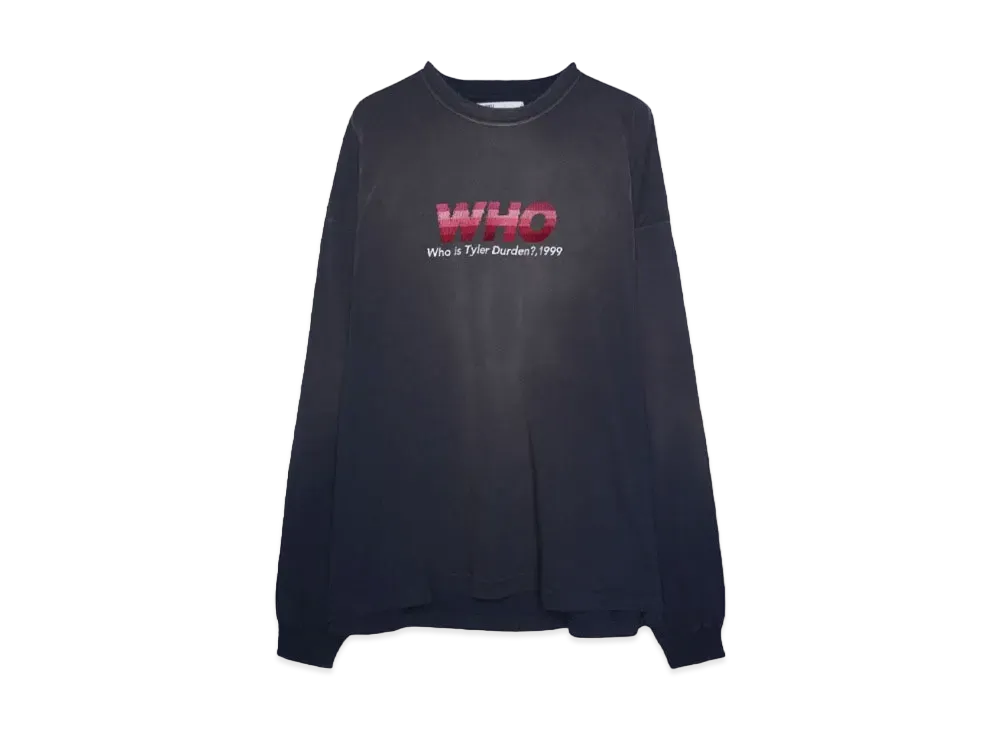 DAIRIKU "WHO" Vintage Theme Tee "VINTAGE NAVY"