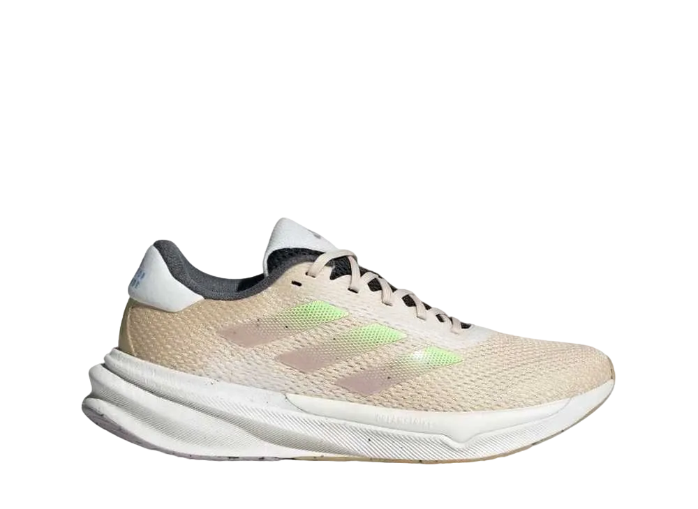 アディダス ウィメンズ スーパーノヴァ ストライド ムーブ フォー ザ プラネット "クリスタルサンド/グリーンスパーク/プリラブドフィグ"