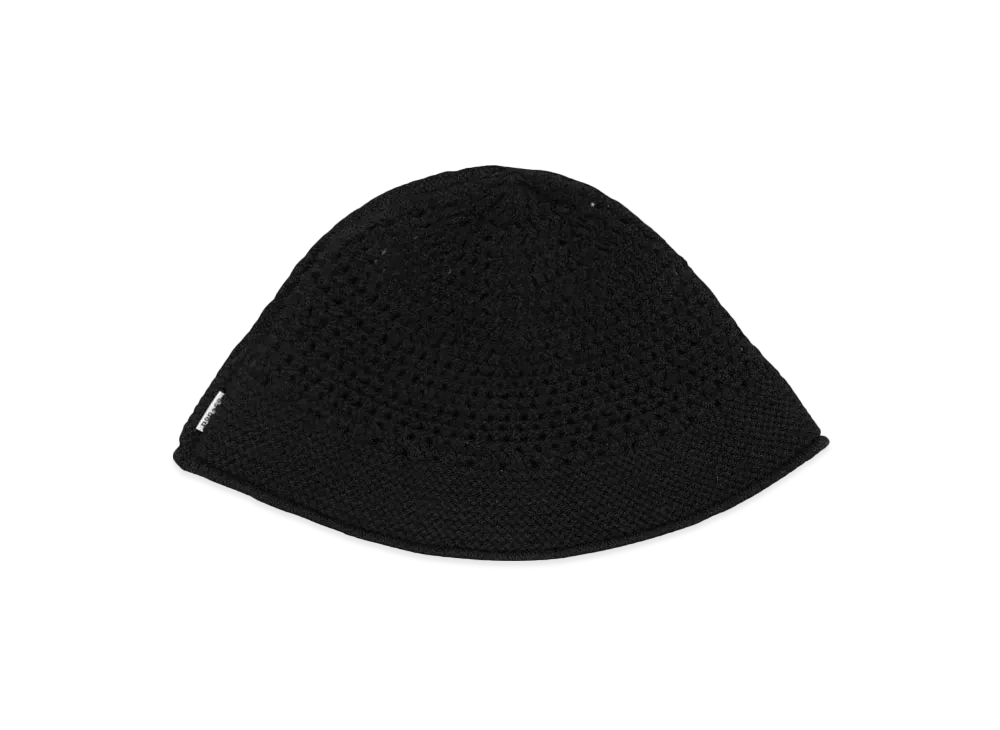 THE H.W.DOG &CO. WOOL KNIT HAT "BLACK"