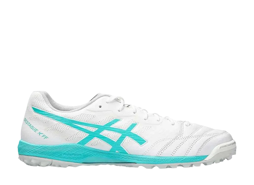 アシックス デスタッキ K FF TF "ホワイト/シーグラス"