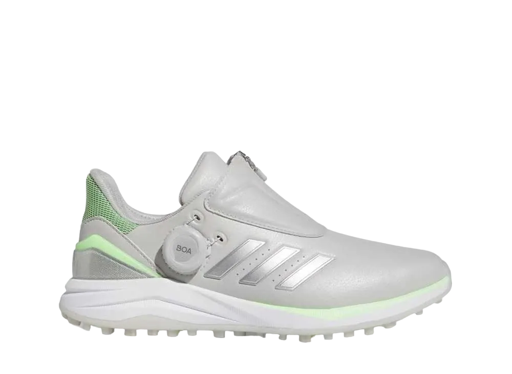 アディダス ウィメンズ ソーラーモーション ボア 24 "グレーツー/シルバーメタリック/グリーンスパーク"